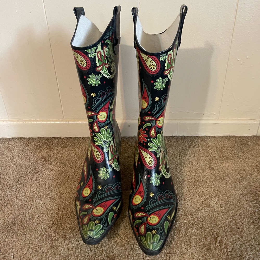 CORKYS Western Cowgirl Rain-boot Size 9
